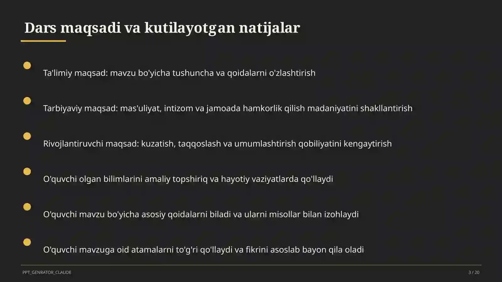 Rus tilida bir bosh bo'lakli gaplar (8-sinf) 3