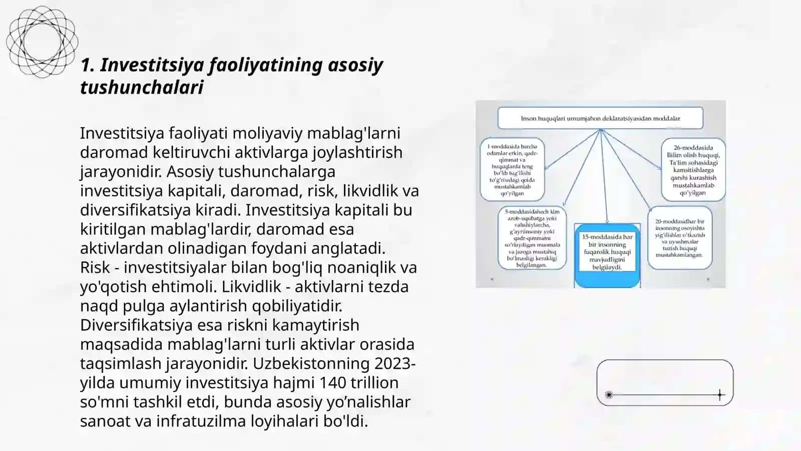 Invistetsiya faoliyatini tartibga solishning milliy iqtisodiyotni rivojlantirishdagi ahamiyati 3