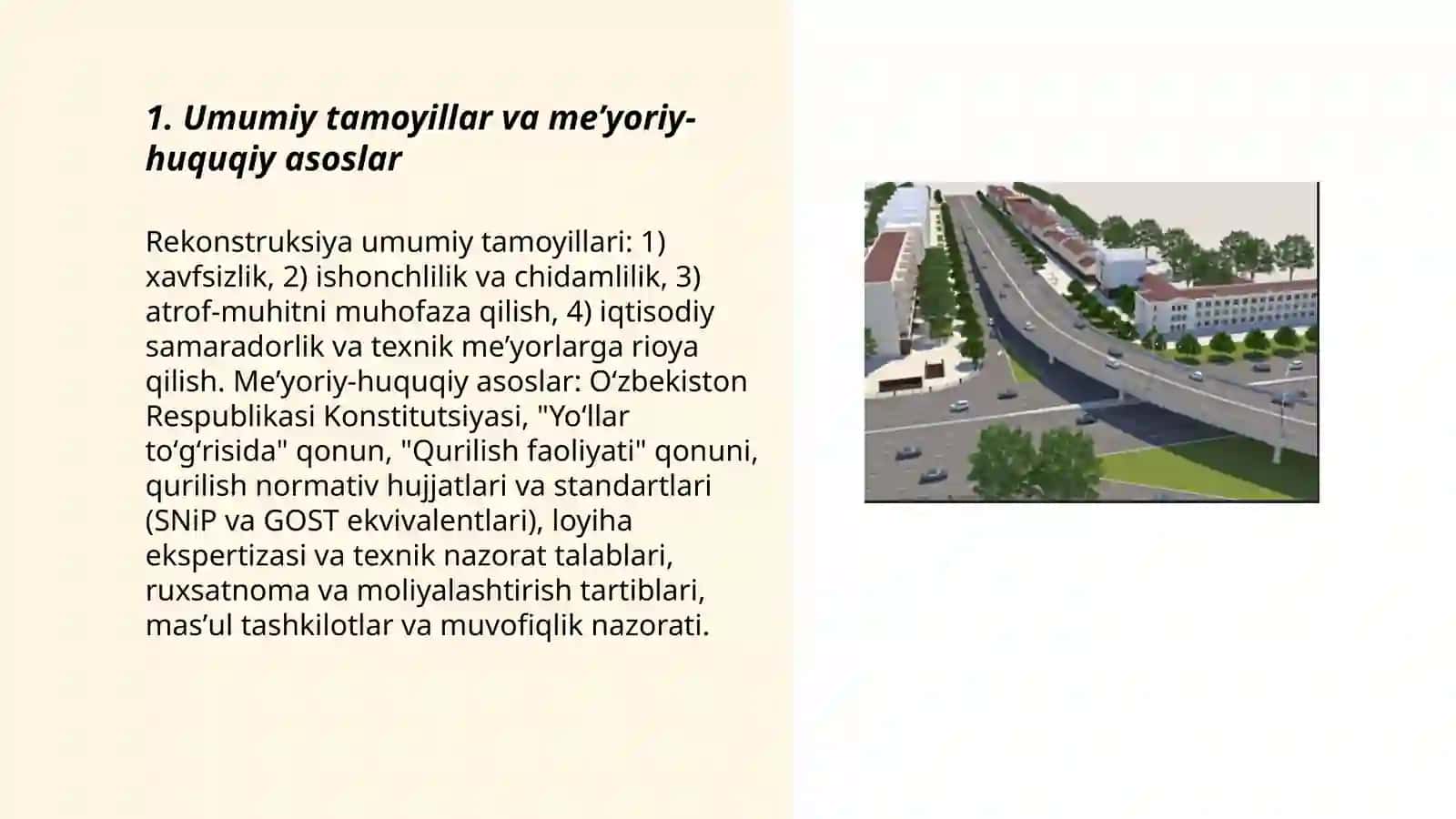 Avtomobil yo‘llaridagi sun'iy inshootlarni qurish va ekspluatatsiya qilish fanidan yozgan mustaqil ish 3