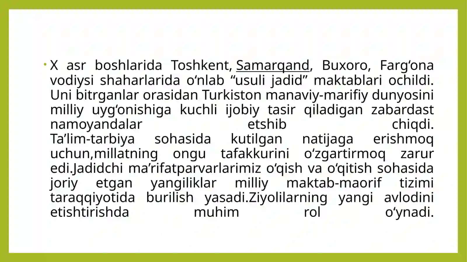 Pedagogika nazariyasi va tarixi fanidan taqdimoti 3