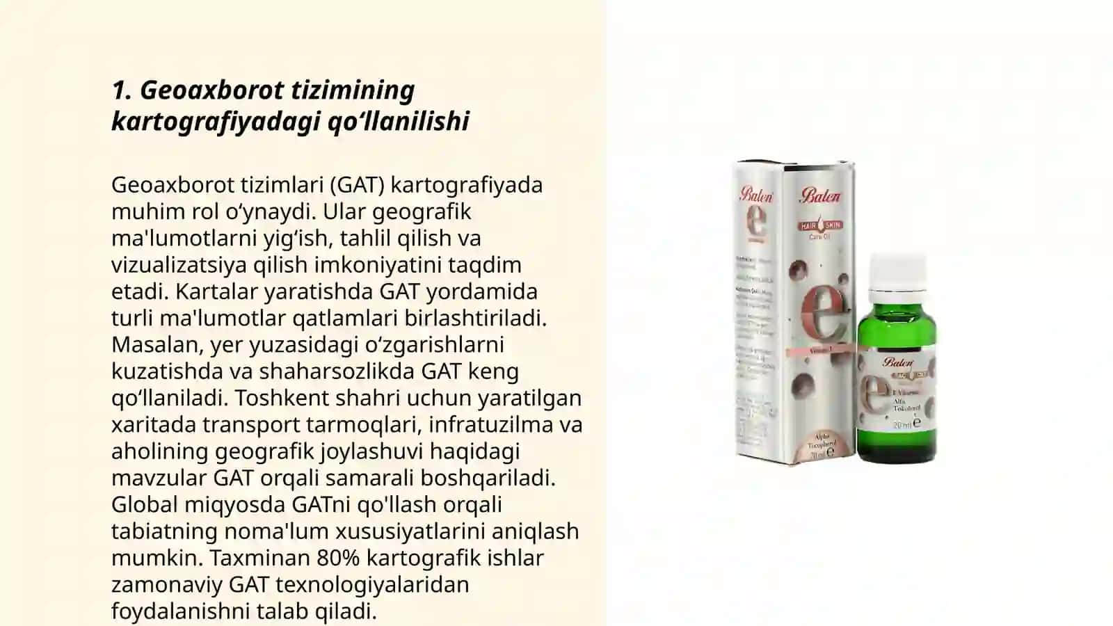 Geoaxborot tiziminig turli sohalarda qo'llanilishi 3