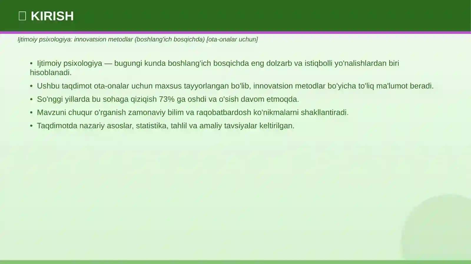 Ijtimoiy psixologiya: innovatsion metodlar (boshlang'ich bosqichda) [ota-onalar uchun] 3