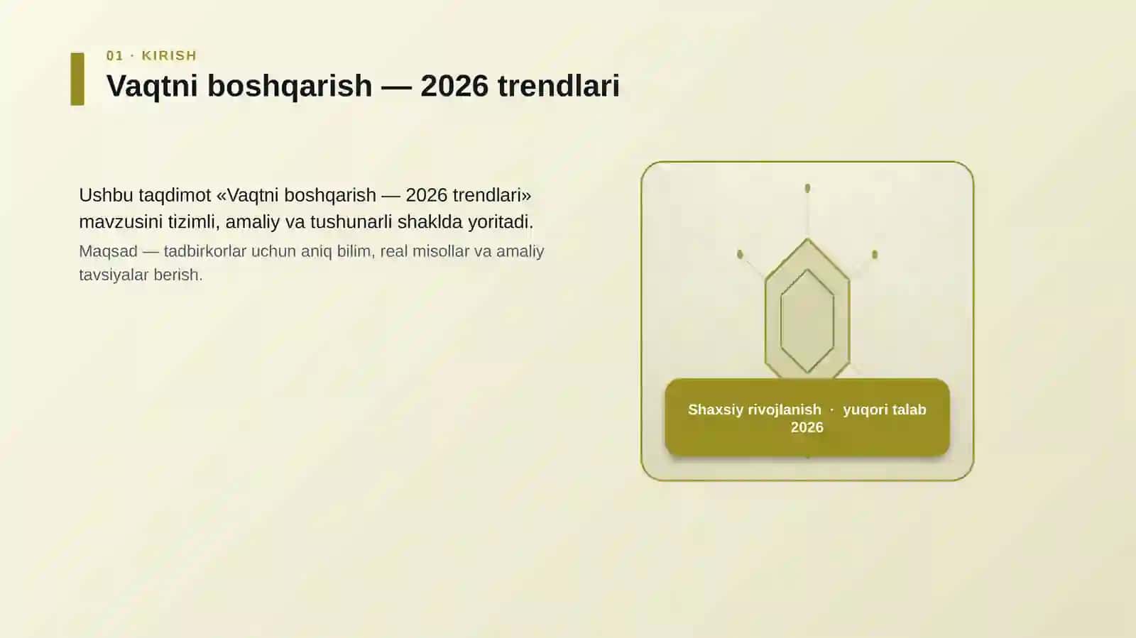 Vaqtni boshqarish — 2026 trendlari 3