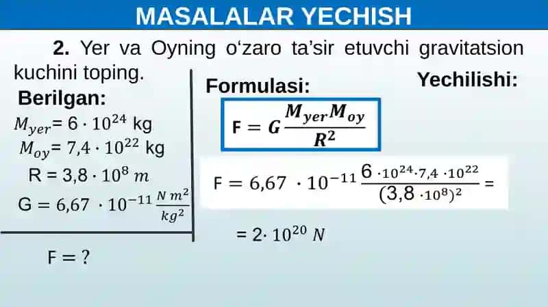 MASALALAR YECHISH 3
