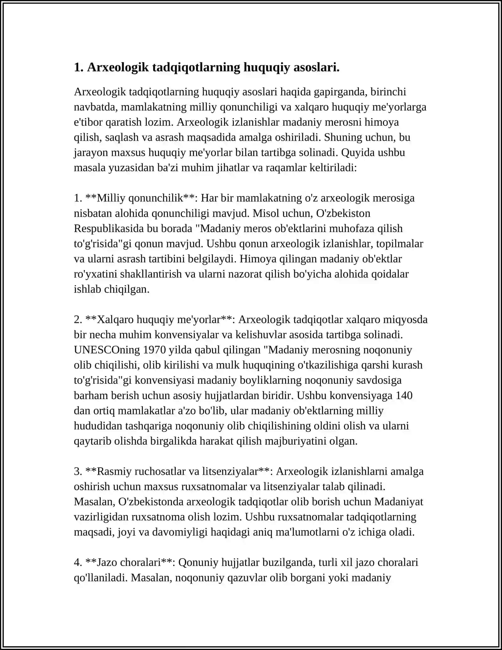 ARXEOLOGIK TADQIQOTLAR QONUNCHILIGIMIZDA 3