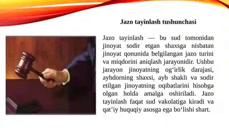 Jazo tayinlashning prinsiplari 3