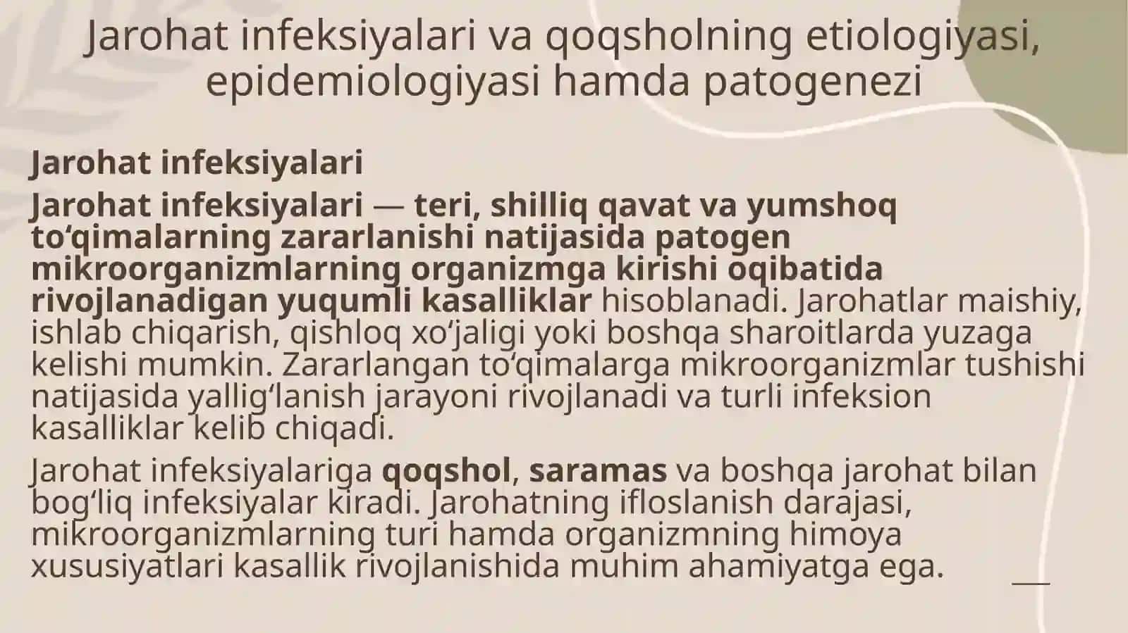 Jarohat infeksiyalari 3