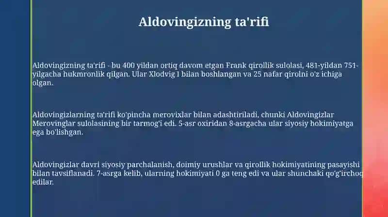 Aldovingizlarning ta'rifi 3