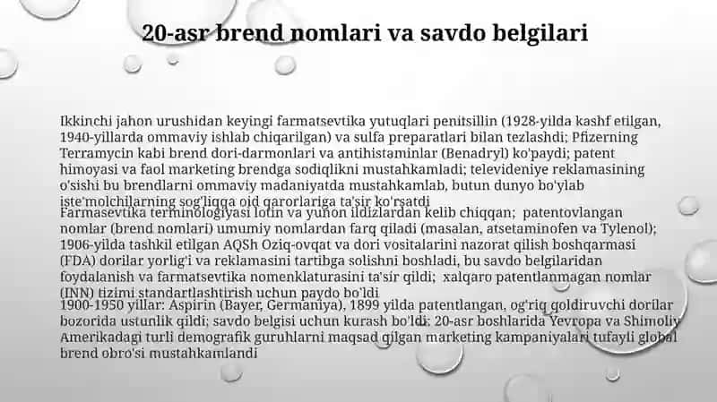FarmAtsiya terminologiyasi tarixi 3