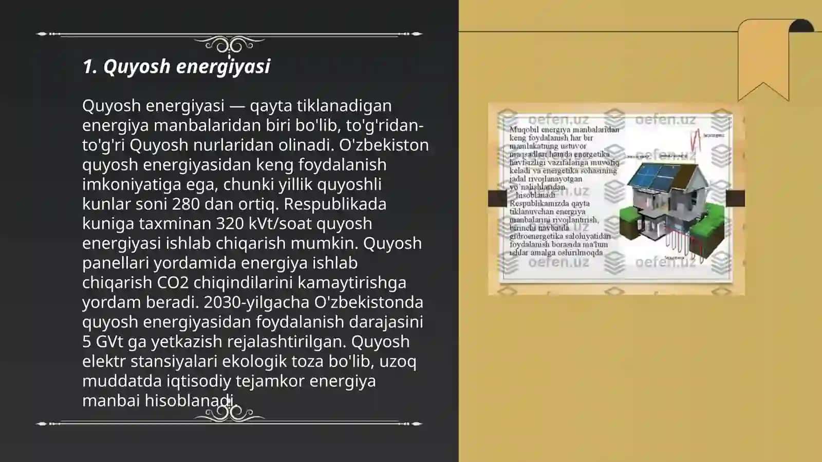 Quyosh energiyasi 3