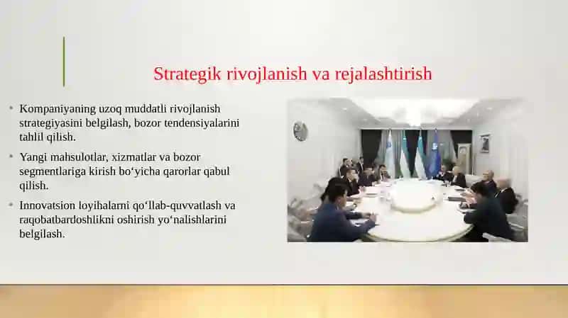 Direktorlar kengashining vazifalari 3
