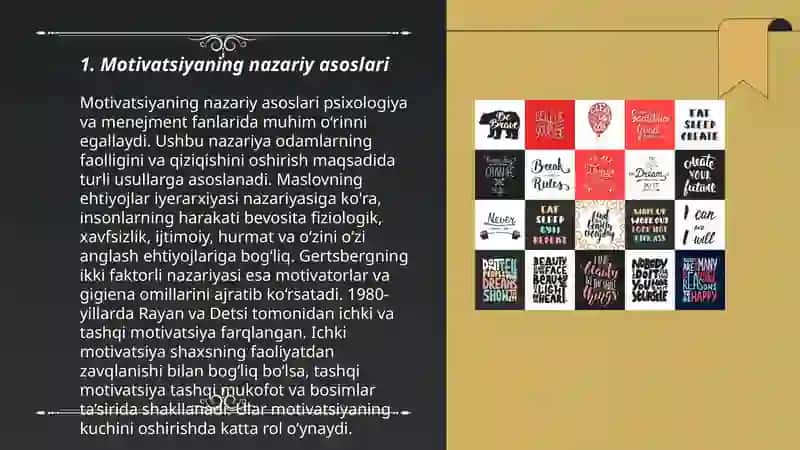 Motivatsiyaning nazariy asoslari 3