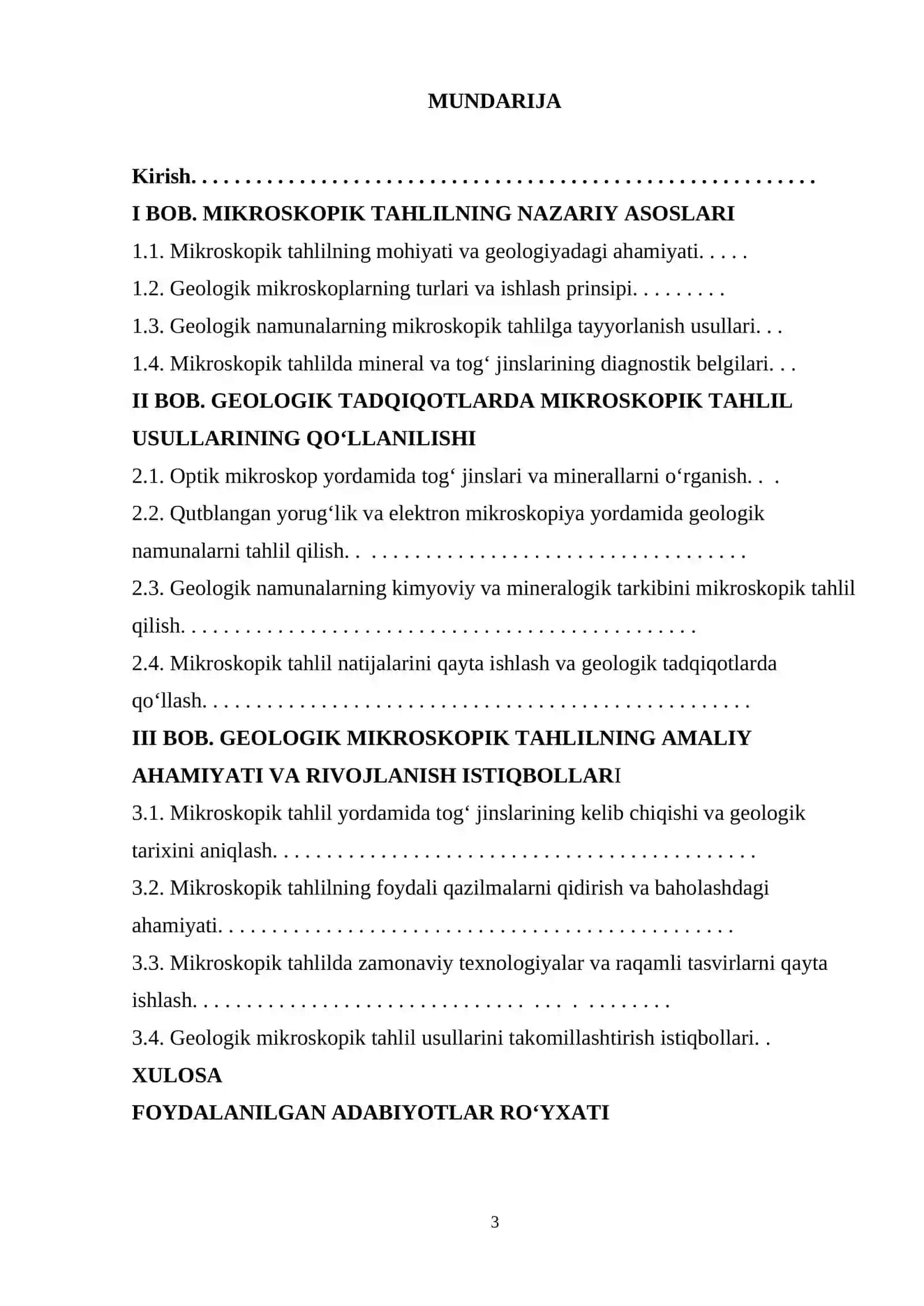 Geologiyada mikroskop tahlil usullari 3