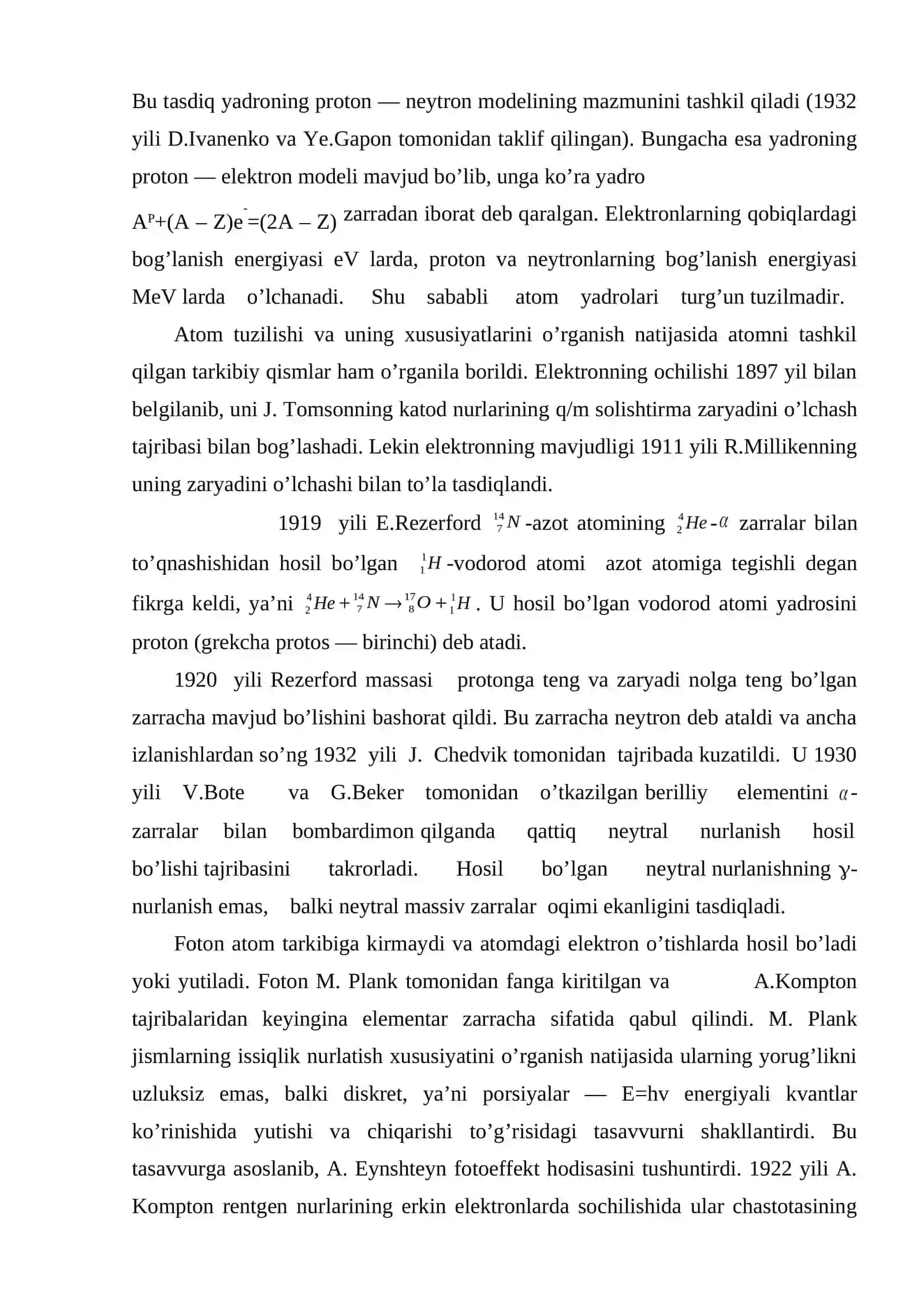 Elementar zarralar Fazoviy juftlikning saqlanmaslik xususiyati 3