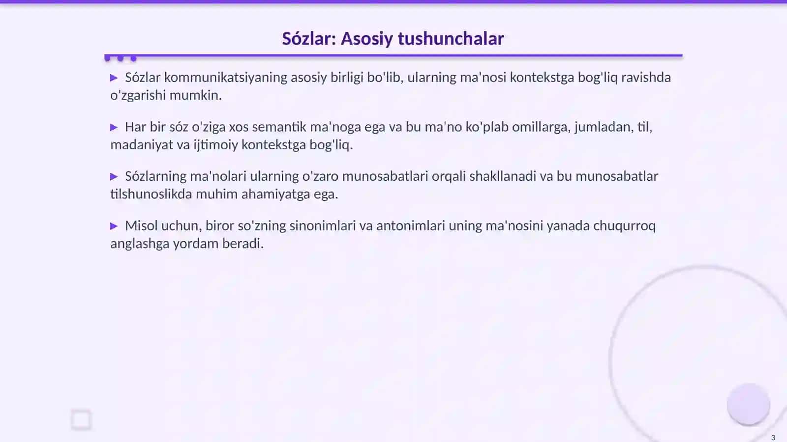 Sózlarning Ma'no Munosabatiga Kóra Turlari 3