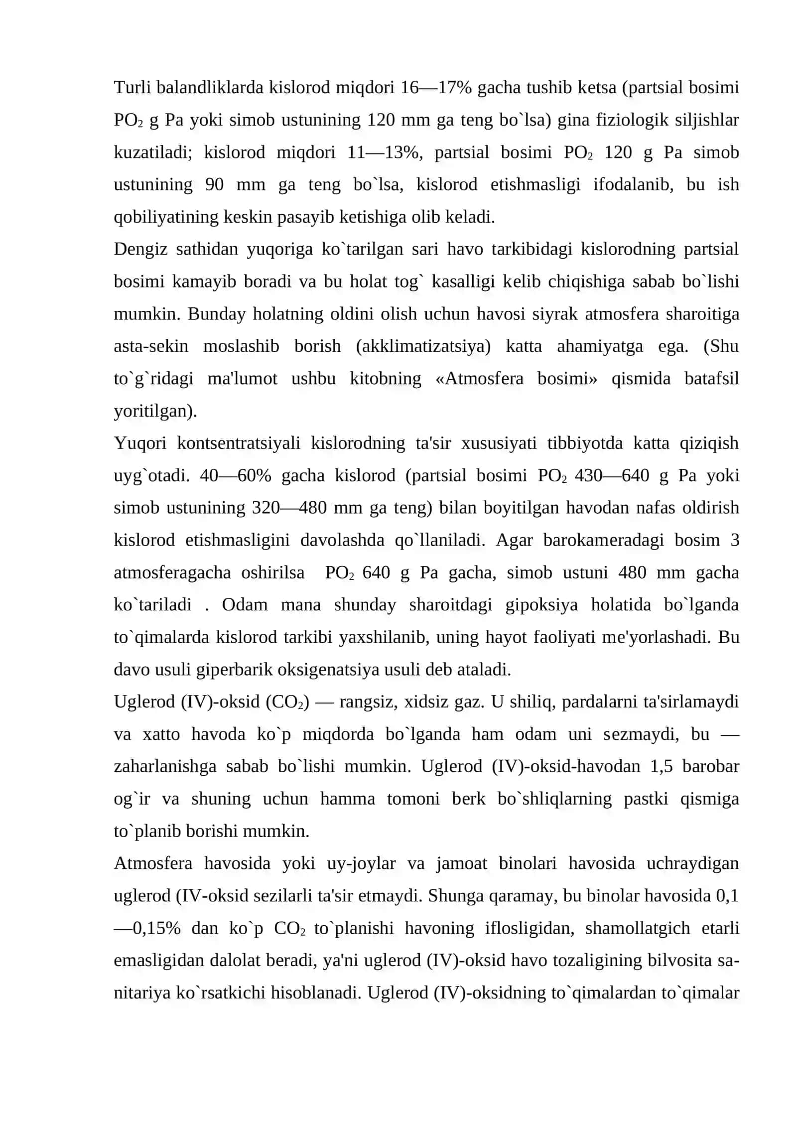 Havo tarkibi va uning gigiеnik ahamiyati 3