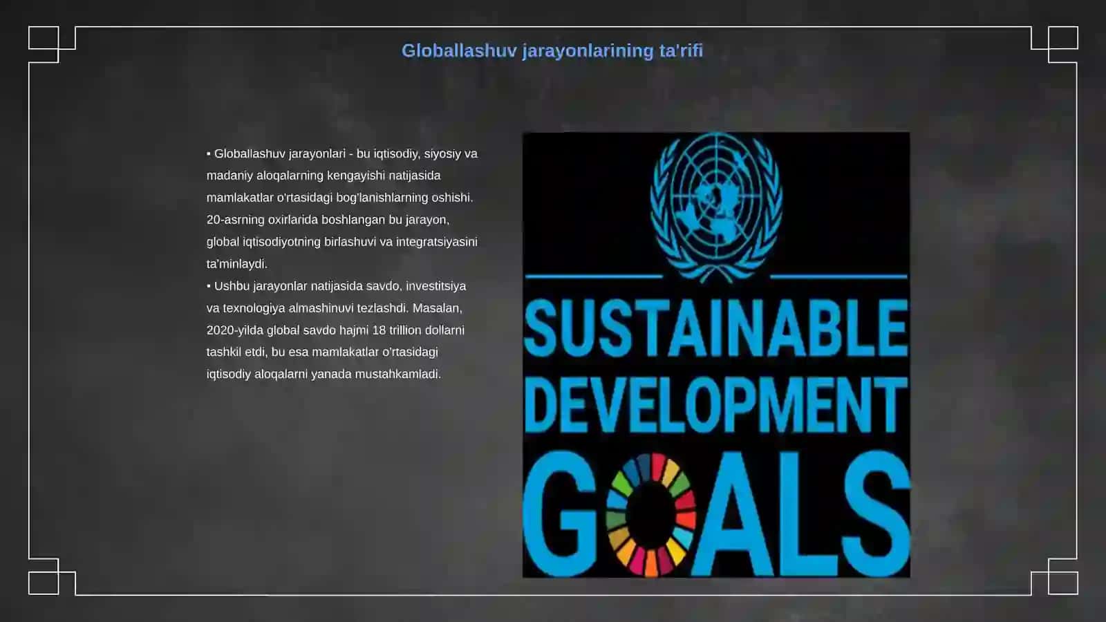 Globallashuv jarayonlar va barqaror taraqqiyot falsafasi 3