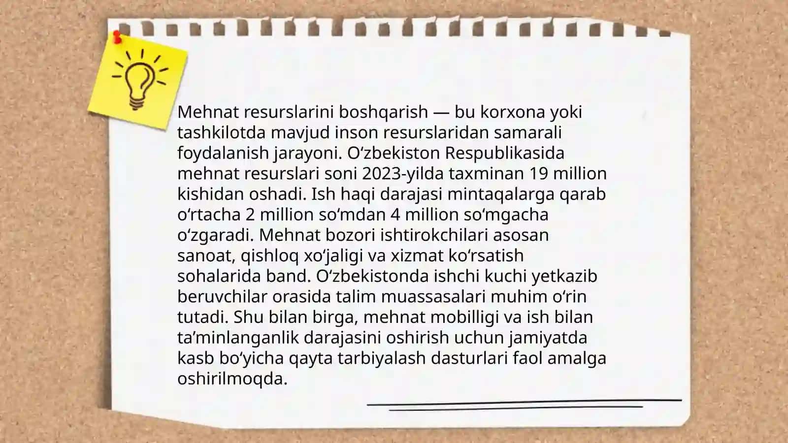 Mehnat resurslarini boshqarish 3
