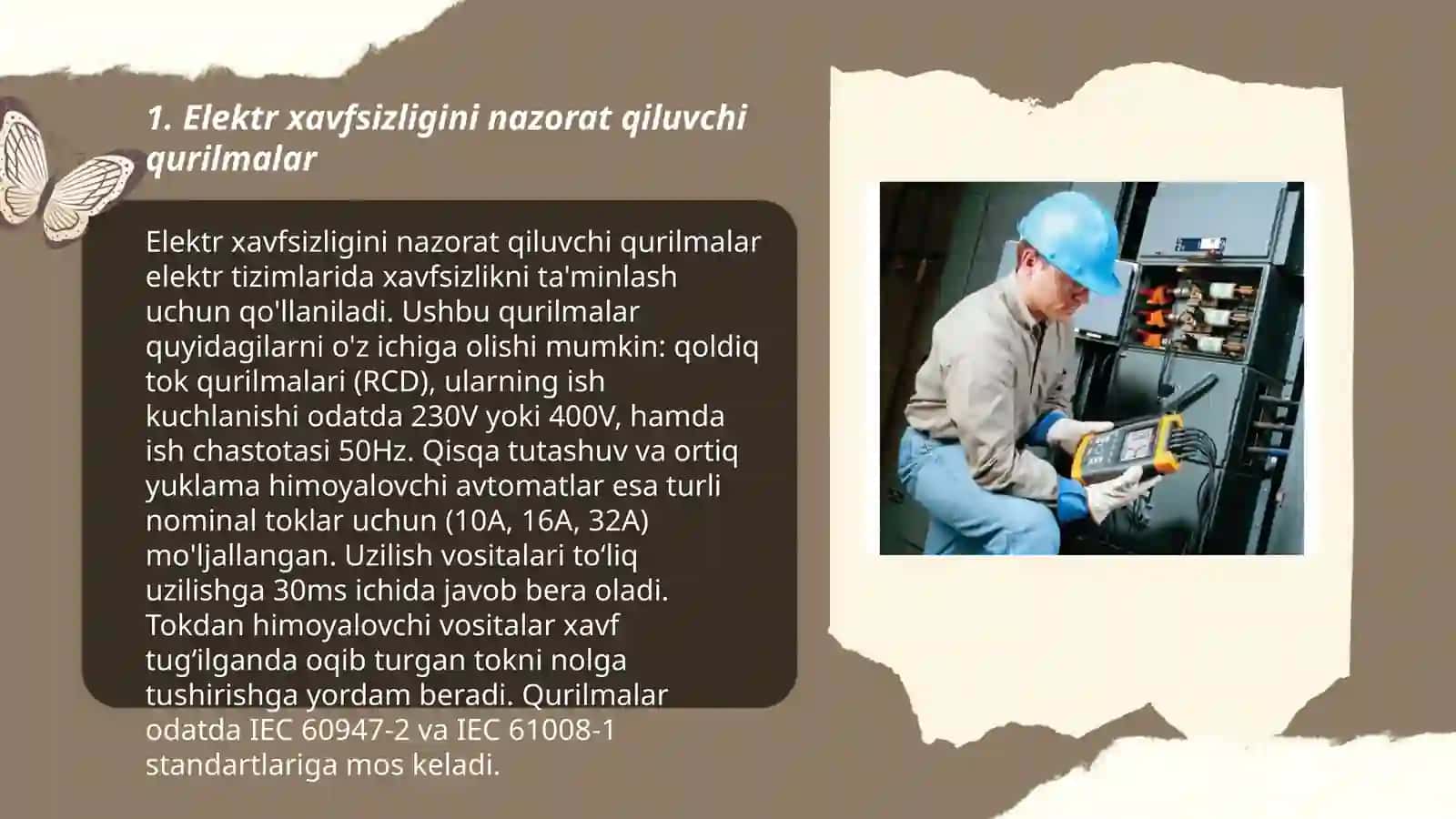 Elektr xavfsizligini taʼminlovchi zamonaviy texnika texnologiyalar 3