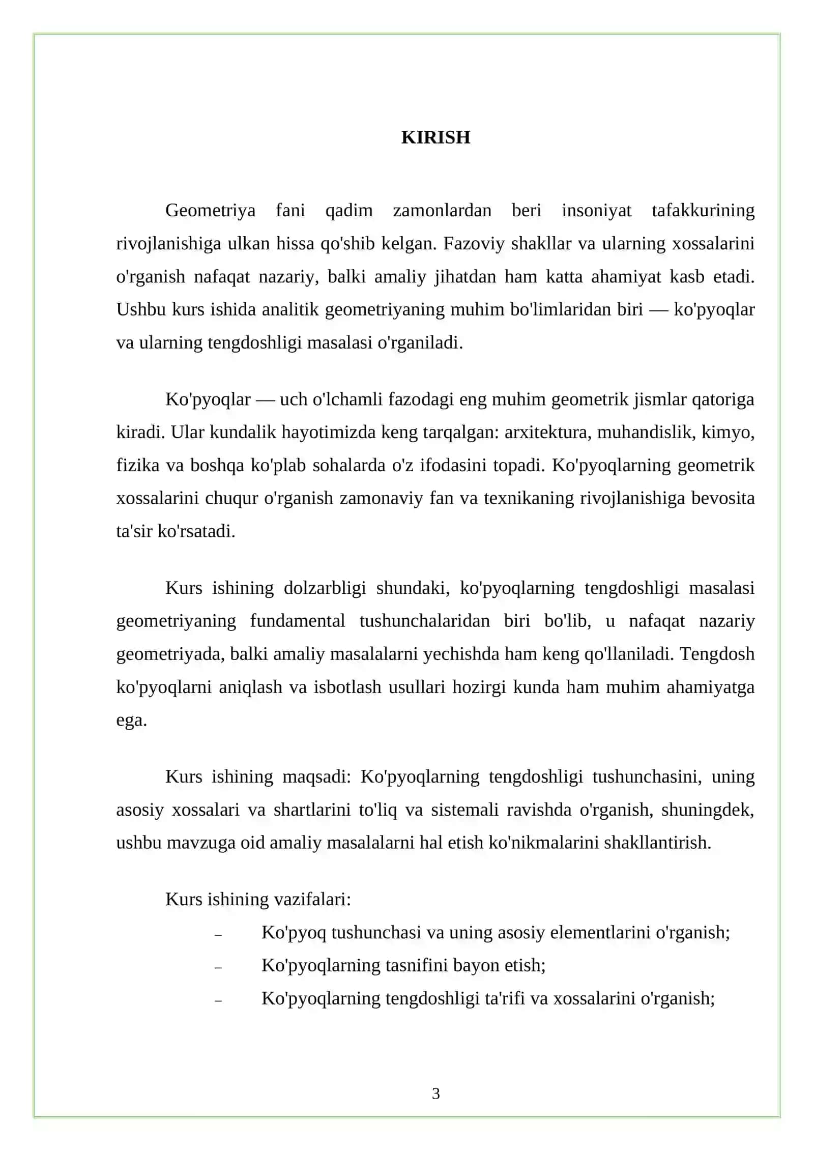 "Ko'pyoqlarning tengdoshligi" 3