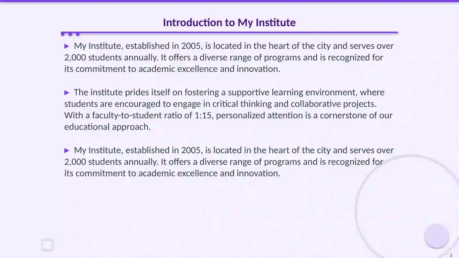 My Institute 3