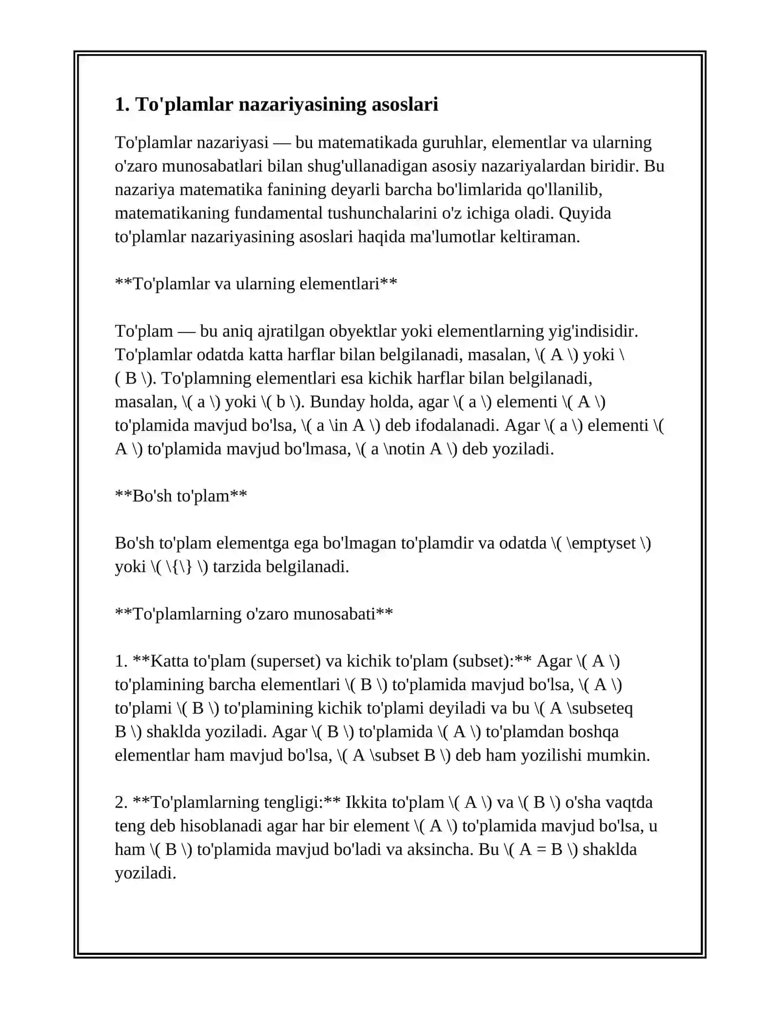 TO'PLAM QUVVATI. SANOQLI VA SANOQSIZ TO'PLAMLAR 3
