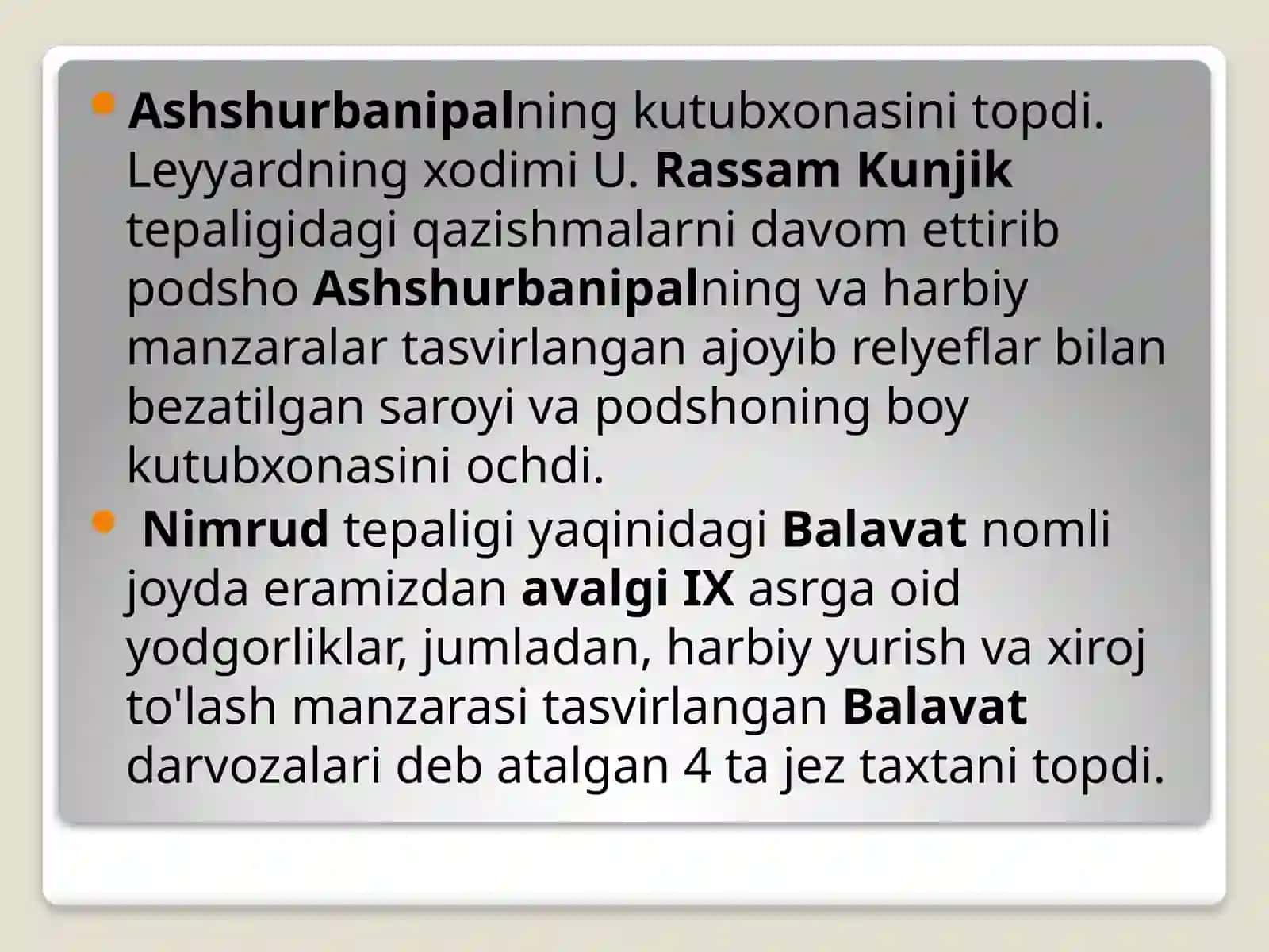 QADIMGI OSSURIYA 3