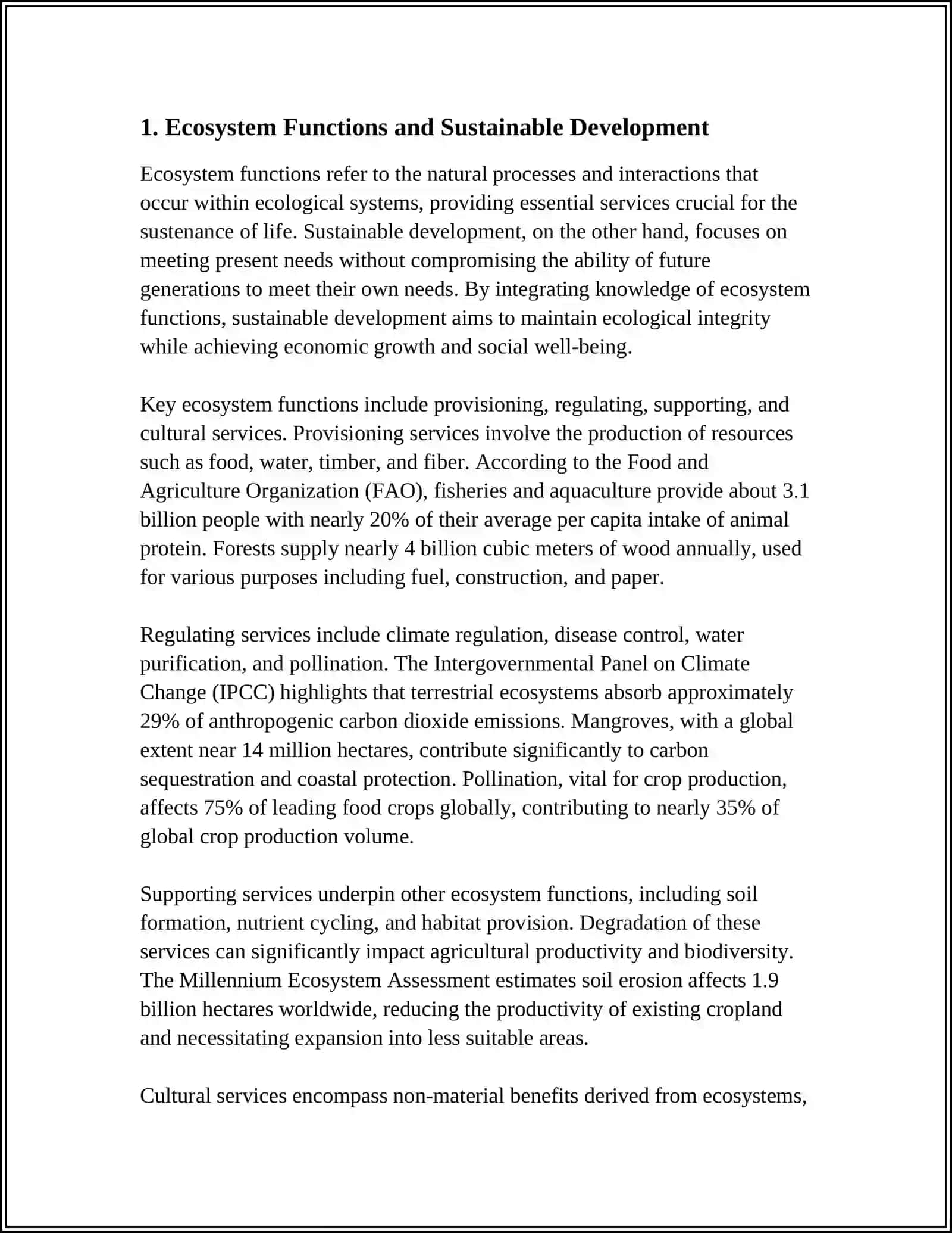 ENVIRONMENTAL TISSUES AND SUSTAINABLE DEVELOPMENT 3