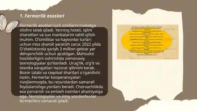 Fermerlik asoslari 3