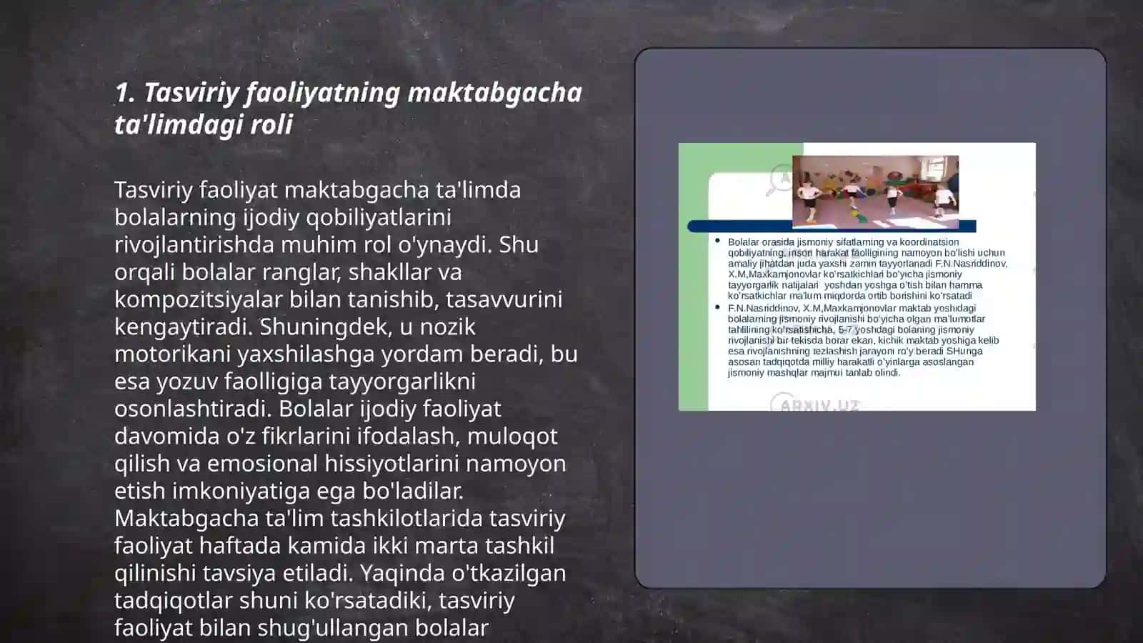 Maktabgacha talim tashkilotlarida tasviriy faoliyat mashģulotlarini tashkil etish 3
