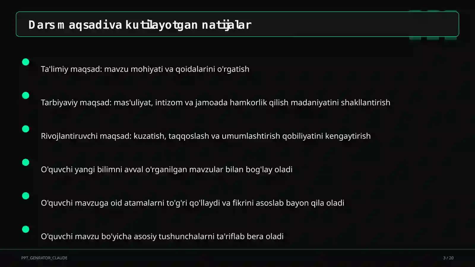 Rus tilida sifatlar va ularning moslashuvi (4-sinf) 3