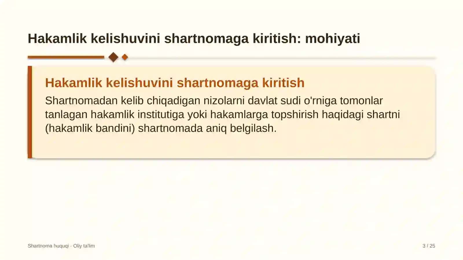 axborot texnologiyalari sohasida hakamlik kelishuvini shartnomaga kiritish 5371 3