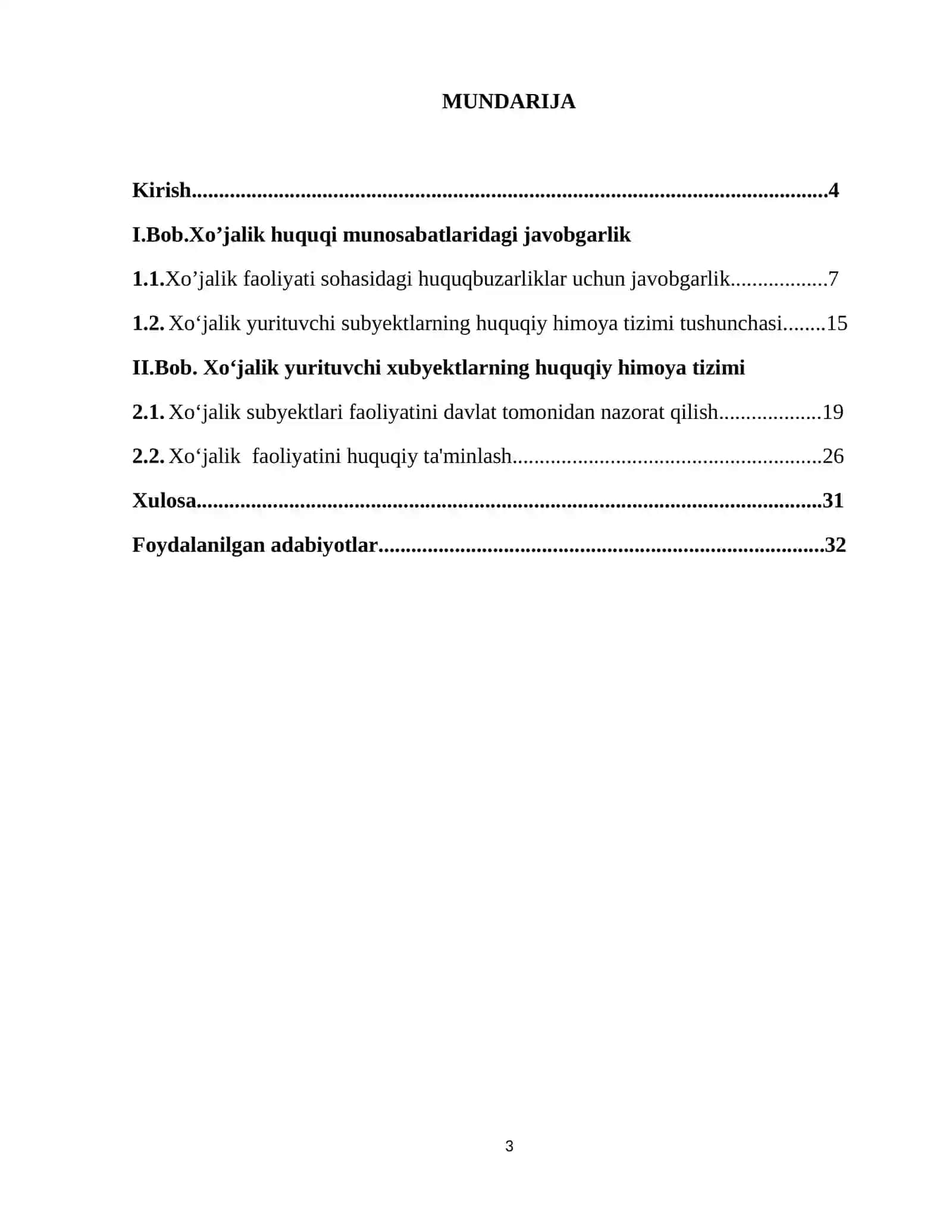 Xo’jalik faoliyati sohasidagi jinoyatlar 3