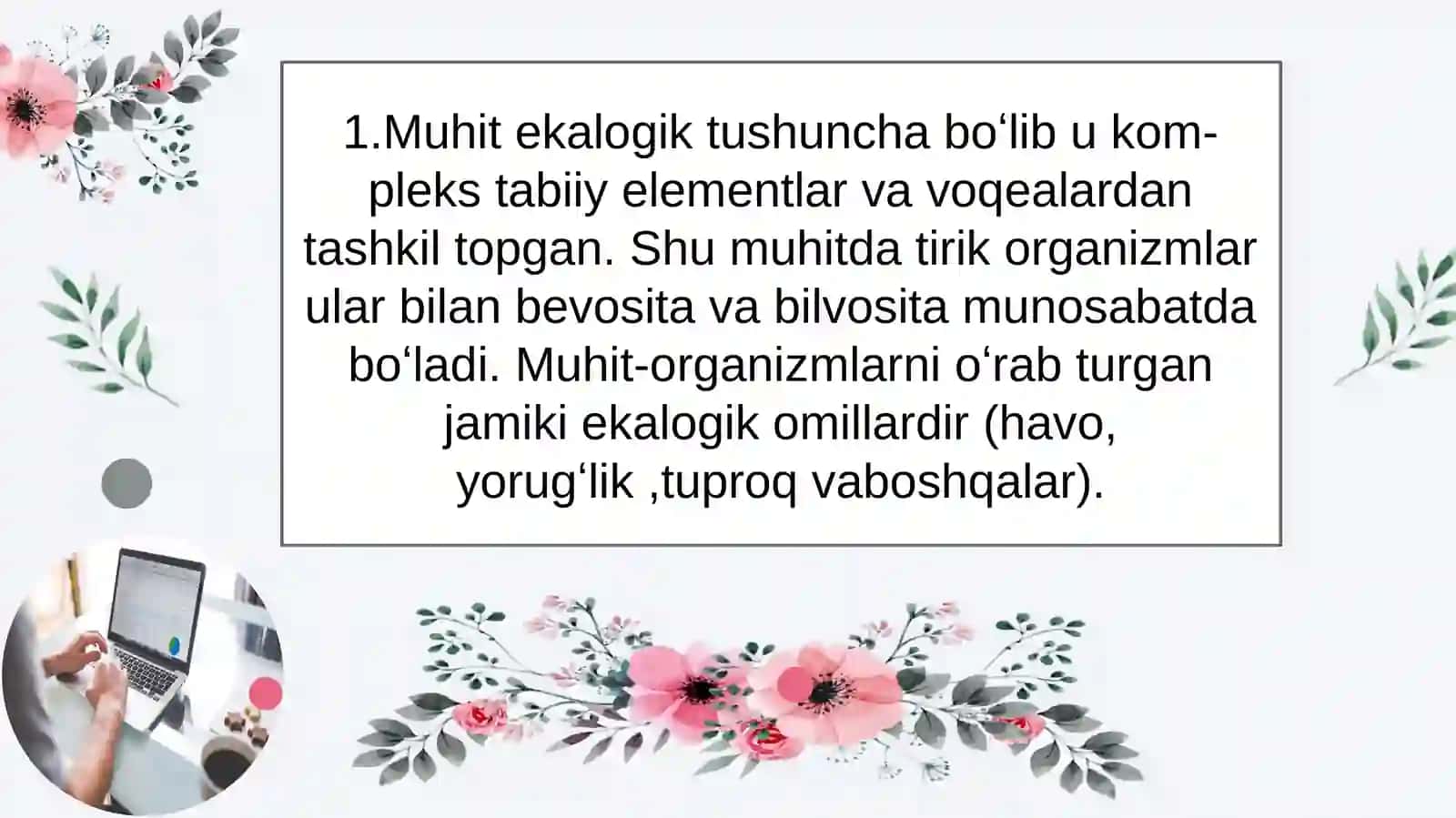 Oʻsimliklarning yashash muhitida 3