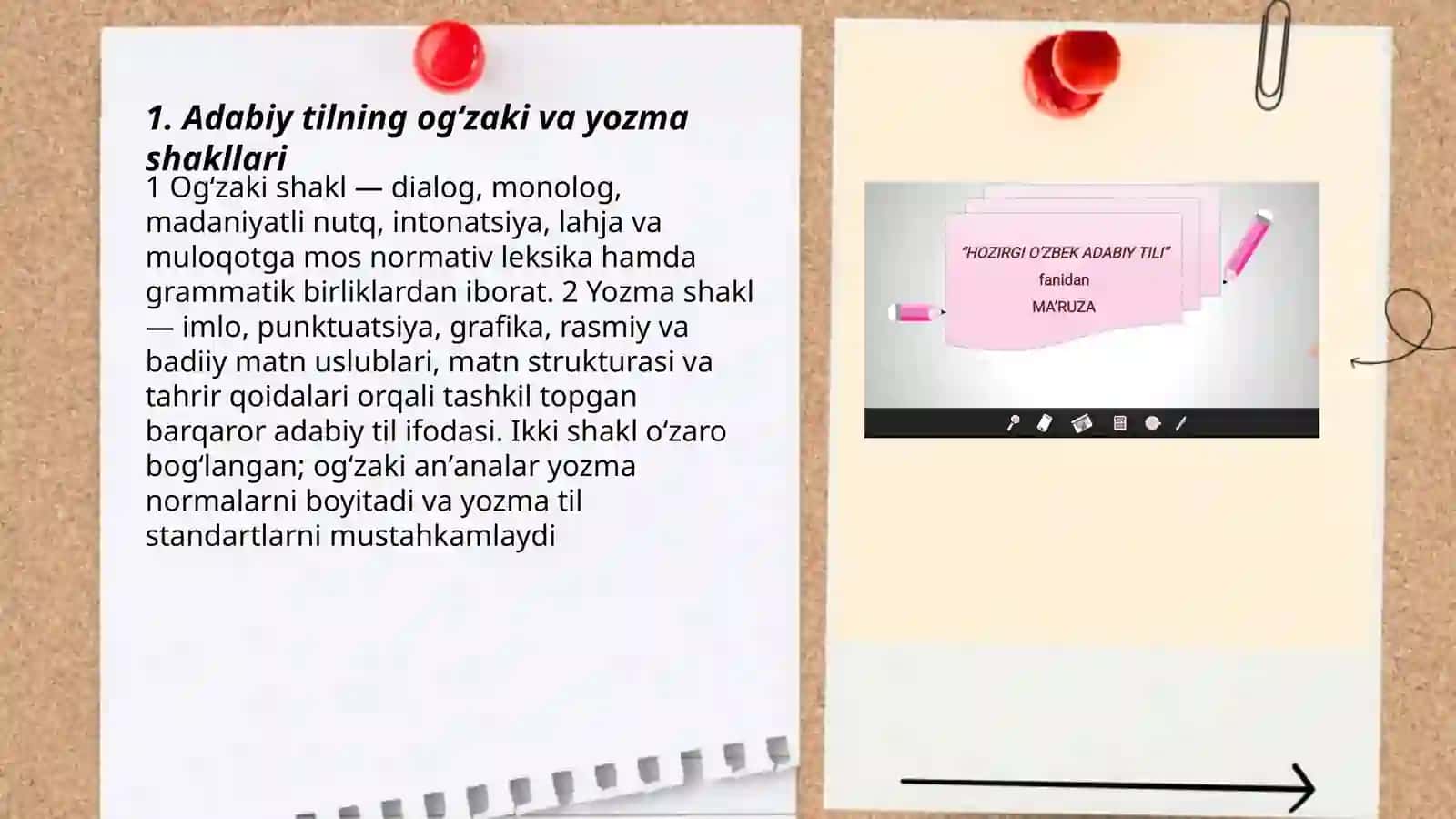 Adabiy tilning shakklari 3