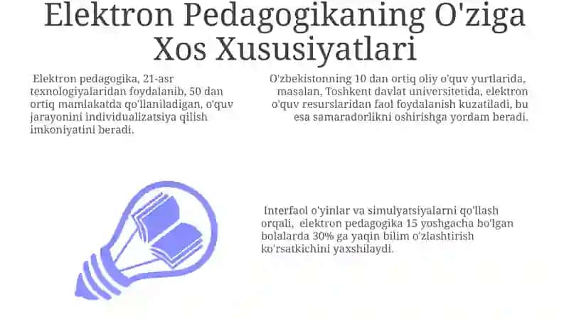 Elektron Pedagogikaning O'ziga Xos Xususiyatlari 3