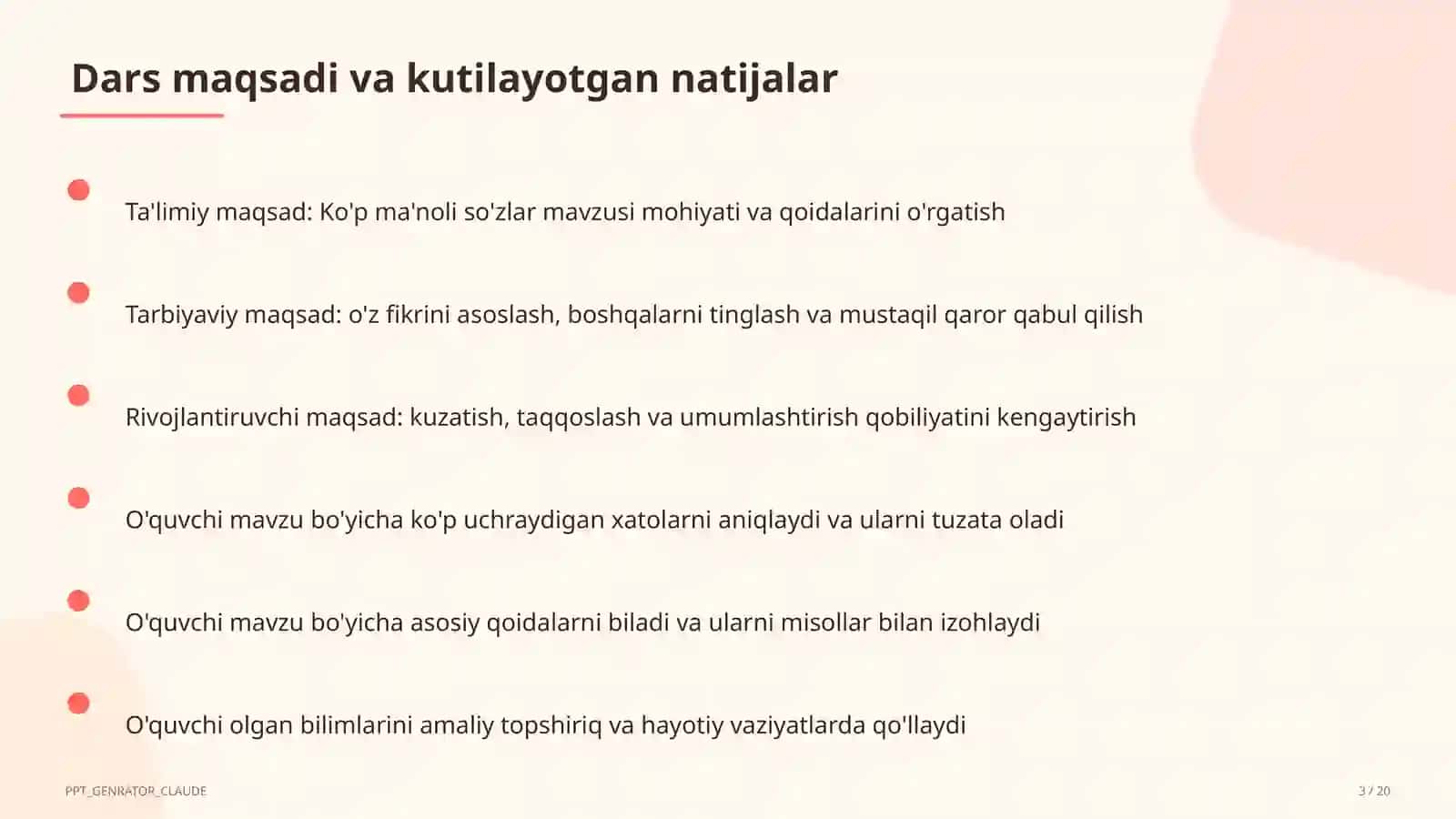 Ko'p ma'noli so'zlar (5-sinf) 3