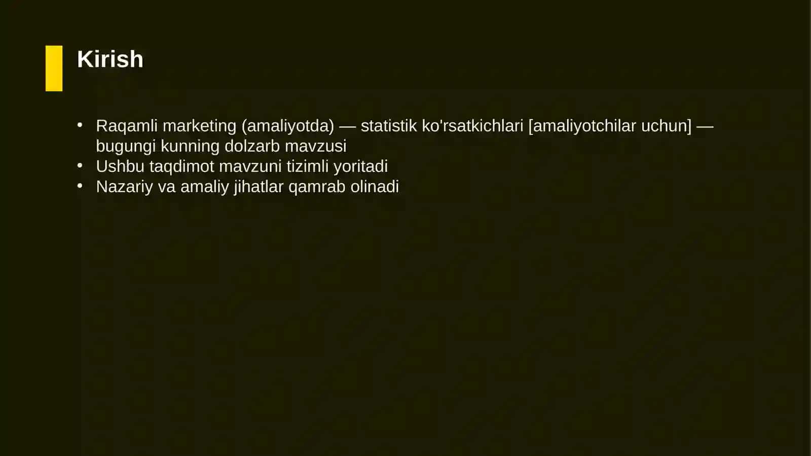 Raqamli marketing (amaliyotda) — statistik ko'rsatkichlari [amaliyotchilar uchun] 3