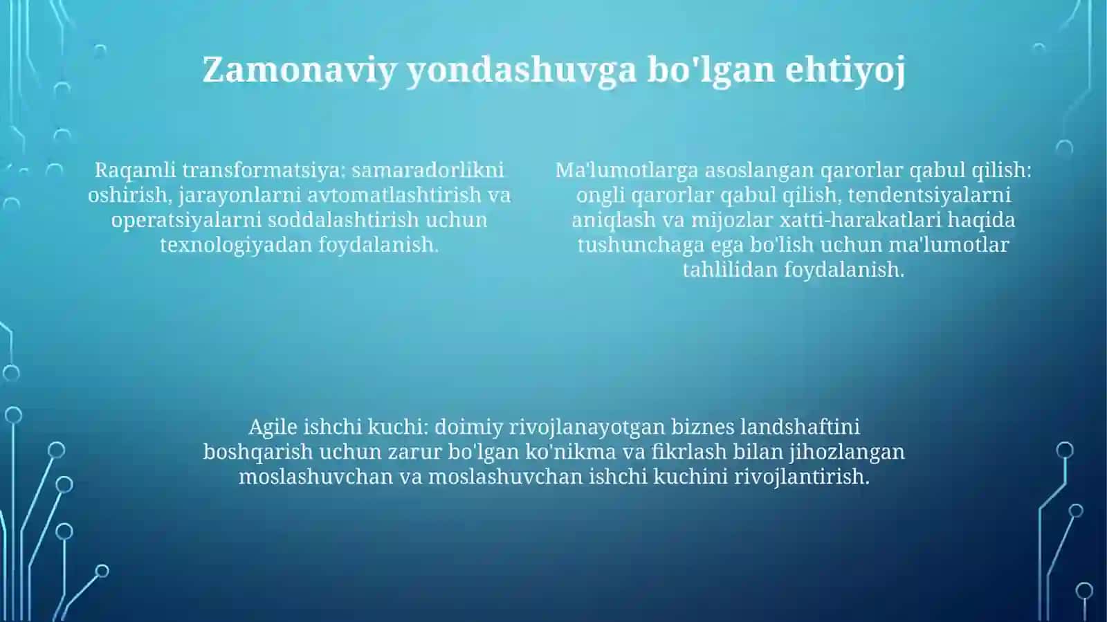 Zamonaviy Steam YondashuviDavrTalabi 3