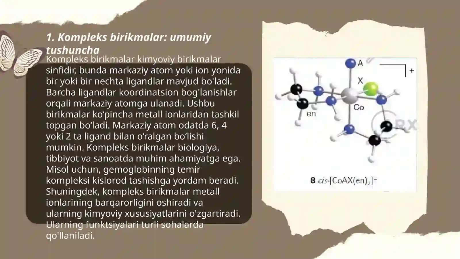 Kompleks birikmalar 3