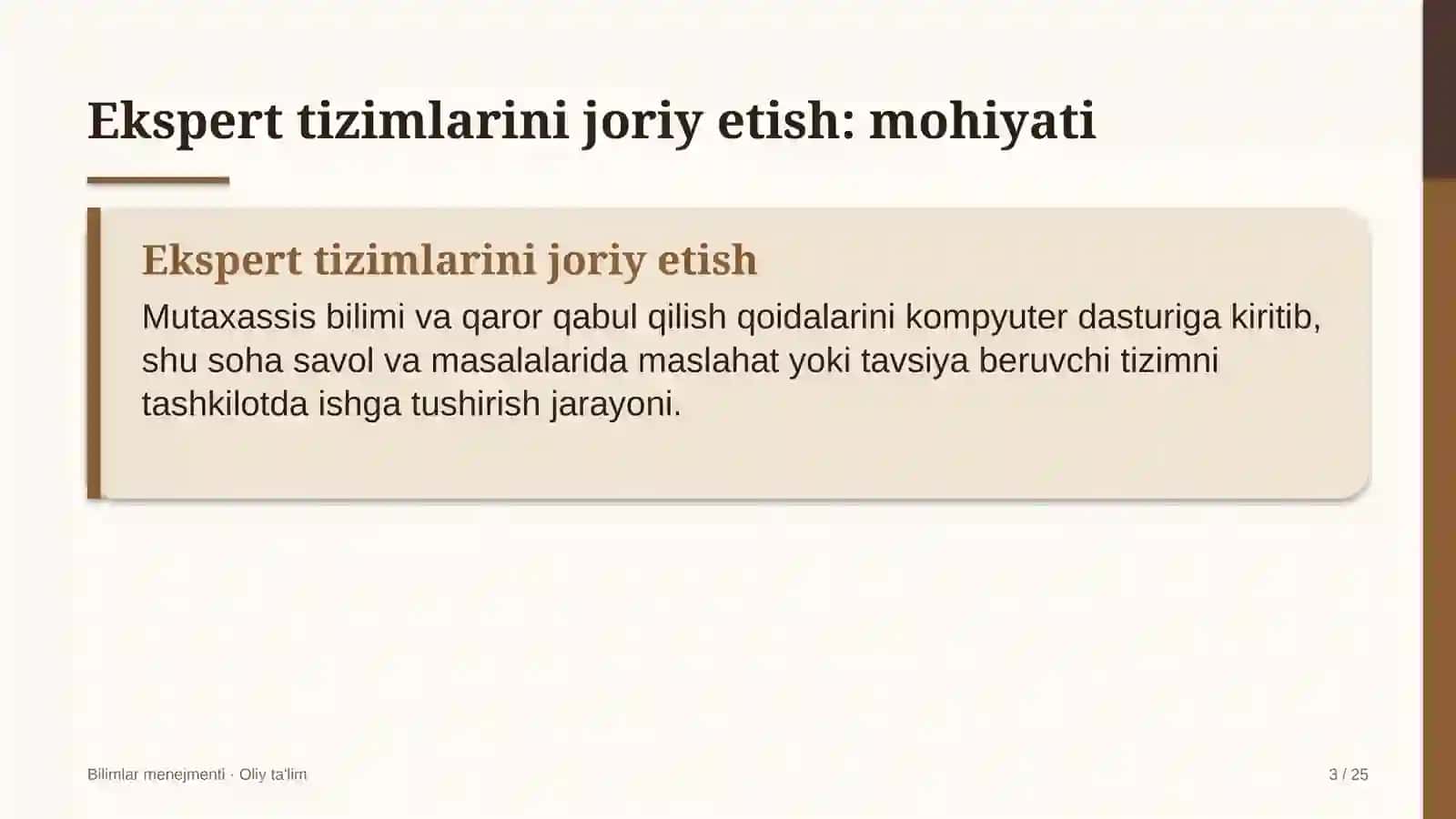 Kollektor-drenaj tizimlarida ekspert tizimlarini joriy etish 3