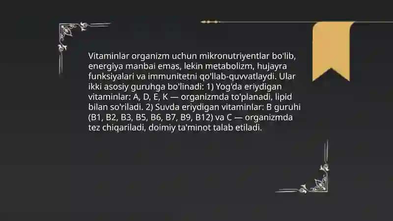 Vitaminlar 3