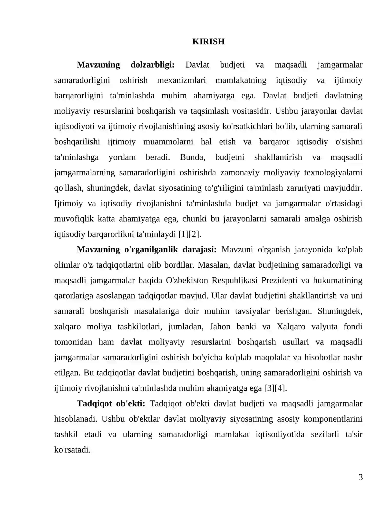 Davlat budjeti va maqsadli jamgarmalar samaradorligini oshirish mexanizimlari 3