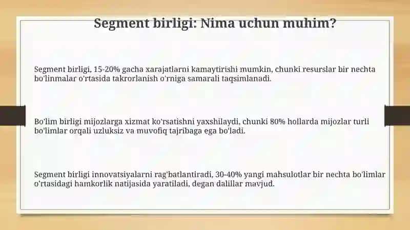 Segment birliklar 3