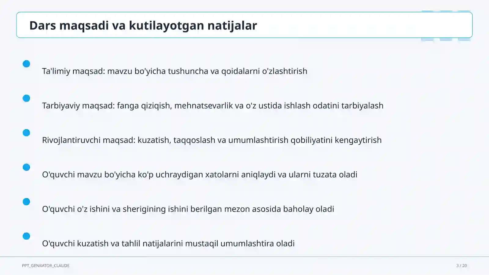 Huquq va majburiyat: bola huquqlari (8-sinf) 3