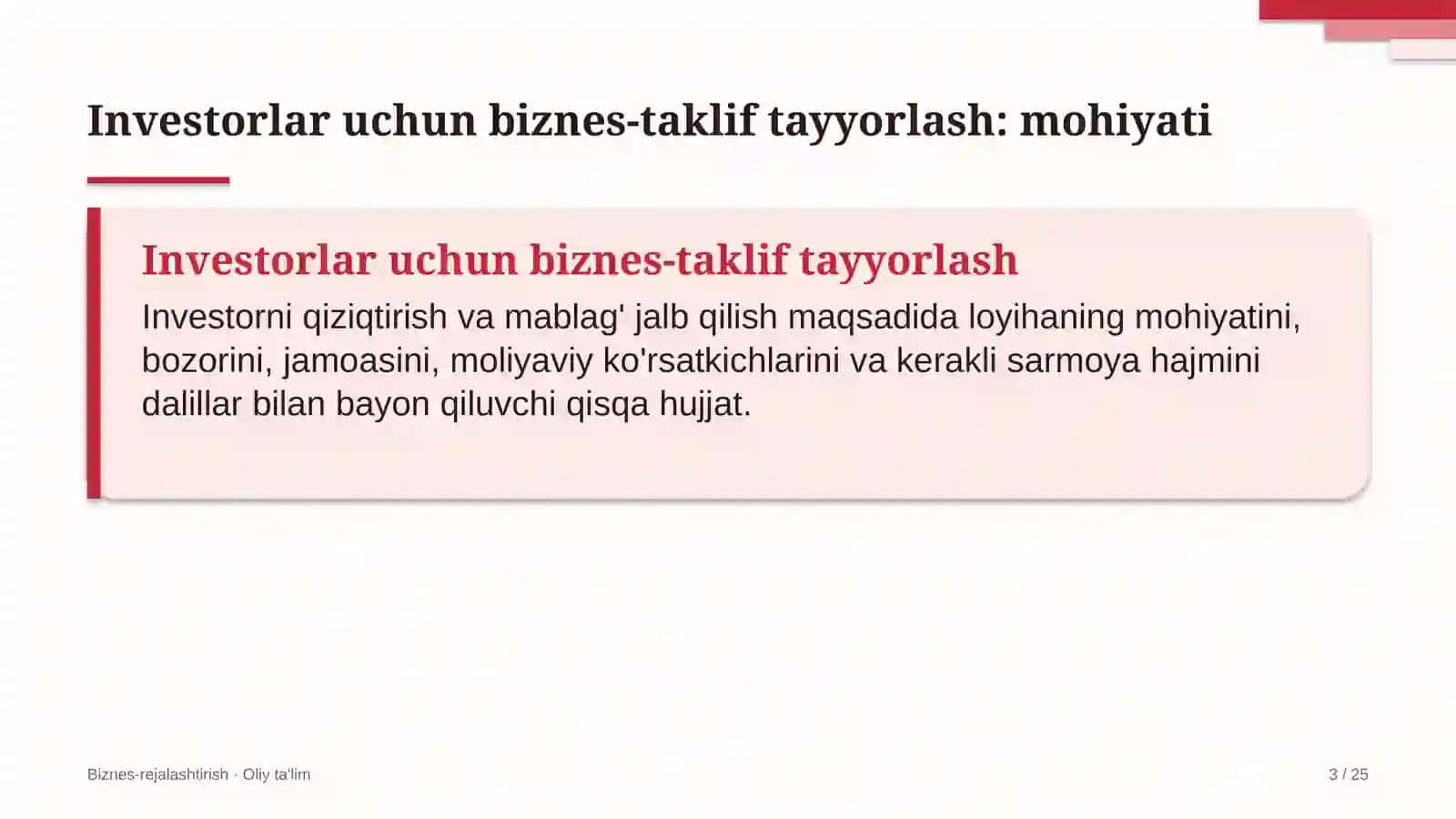 neft mahsulotlarini tashishda investorlar uchun biznes taklif tayyorlash 8237 3