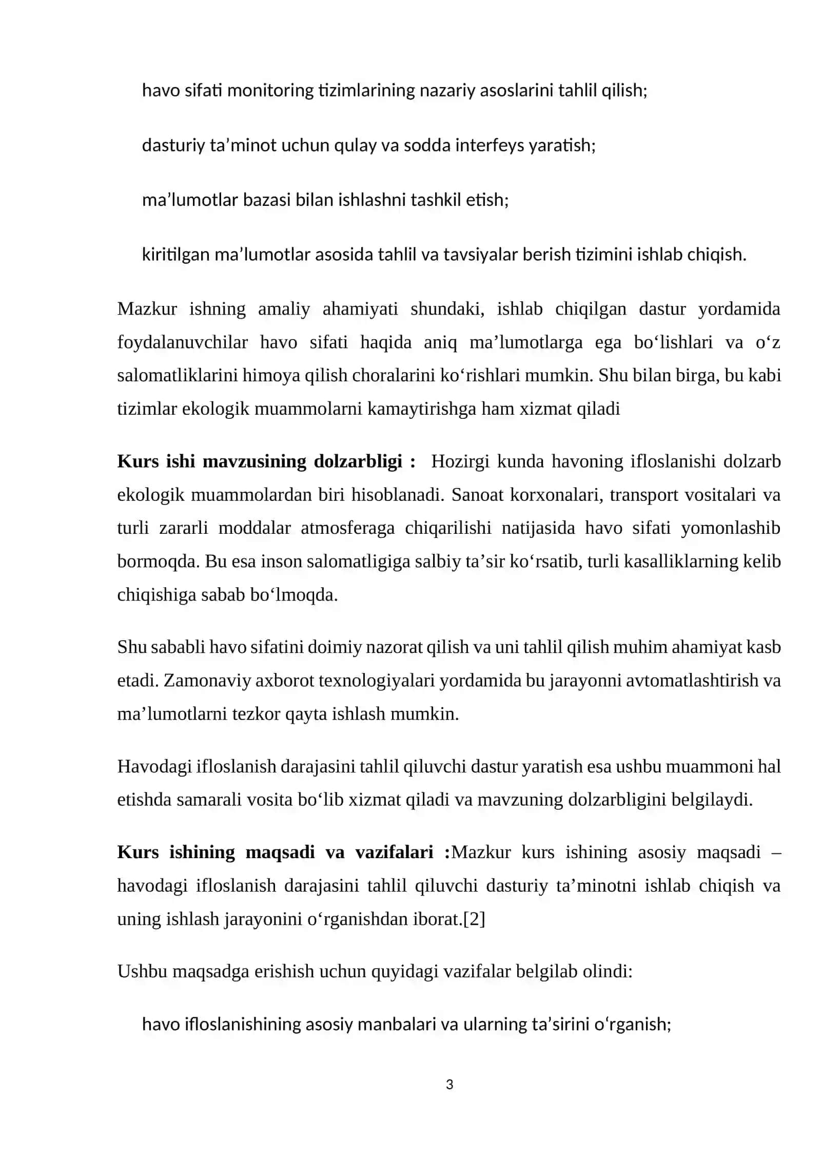 Havo sifati monitoring tizimining dolzarbligi 3
