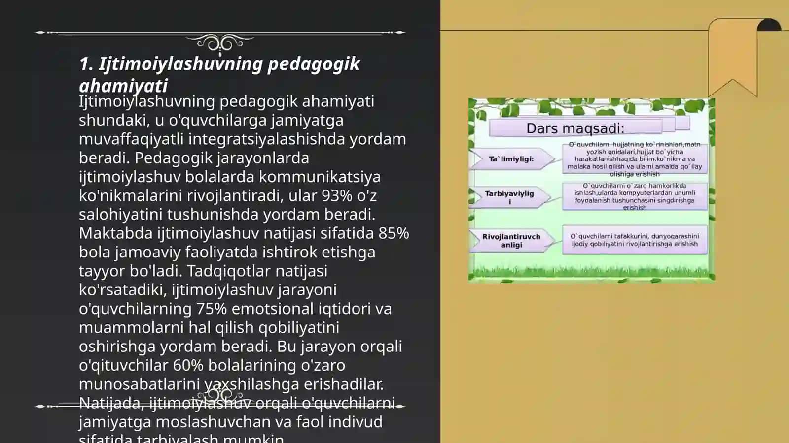 Ijtimoiylashuvning pedagogik ahamiyati 3