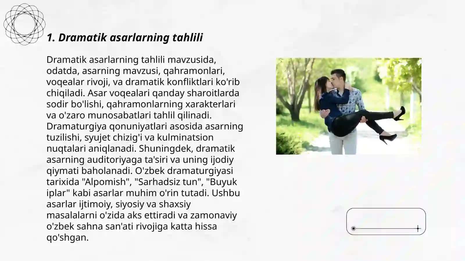 Dramatik asarlar bilan ishlash 3