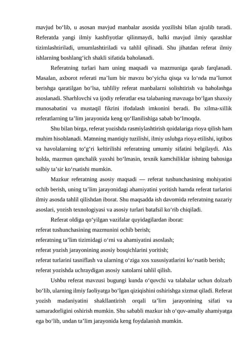 REFERAT VA UNING TURLARI 3